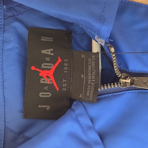 Jordan Utility Jacket M NWT Convertible Women's Blue and Tan $175 - Picture 8 of 13